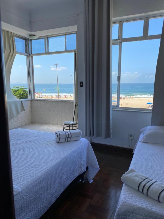 Frente Mar De Copacabana Apartman Rio de Janeiro Kültér fotó